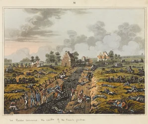 La Belle Alliance, the centre of the French position, from 