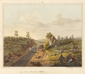 View of the Cottage of Valette, from 