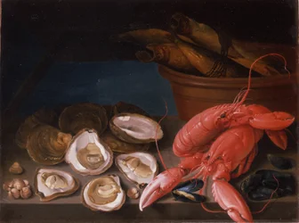 Still Life of Lobsters