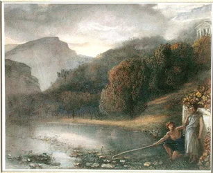 Landscape with a Temple and Pastoral Figures
