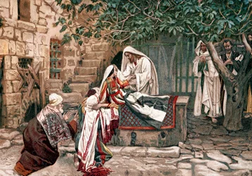 Christ Raising the Daughter of Jairus, Governor of the Synagogue, from the Dead
