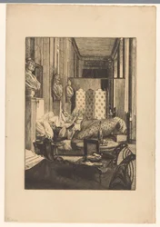 Foyer of the Comédie-Française during the Siege of Paris in 1870-1871