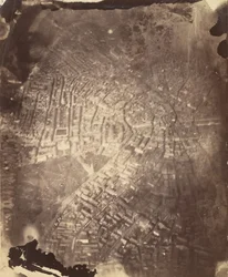 Boston from a Hot-Air Balloon, 1860s