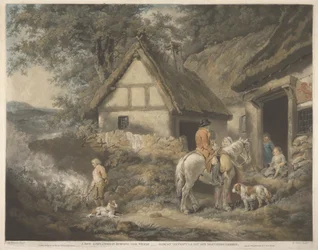 A Boy Employed in Burning Weeds