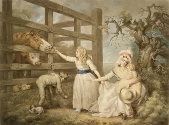 Compassionate Children, Engraved by William Ward