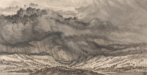 Snowdon, an Approaching Storm