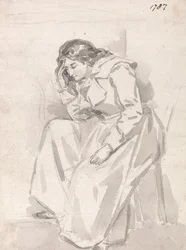 Study of a Seated Woman