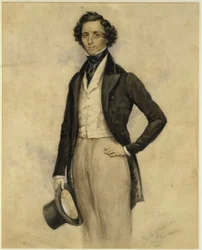 Portrait of Felix Mendelssohn Bartholdy