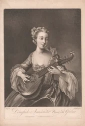 Domestick Amusement: Playing the Guitar