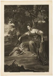 Elizabeth, Duchess of Manchester and Her Son