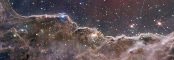 Cosmic Cliffs in the Carina Nebula (Composite Image)