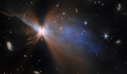 Dusty Wisps Around a Dusty Disc