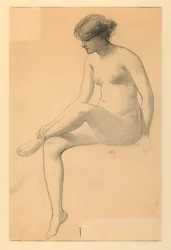 Seated Female Nude