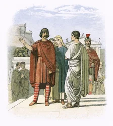 Caractacus at Rome in AD 52