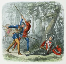 Death of Warwick the Kingmaker, Battle of Barnet, 1471, 1864