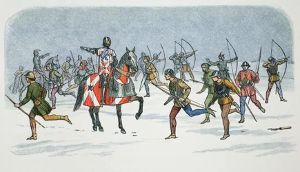 Strategem of Lord Fauconberg at the Battle of Towton, Yorkshire, 1461