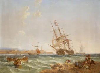 The Great Harbour of Malta from Corlandine Point