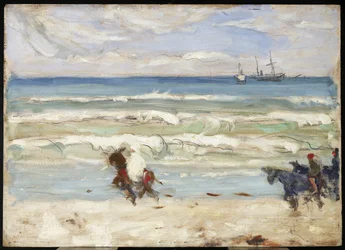 Beach Scene, Tangier, c.1911
