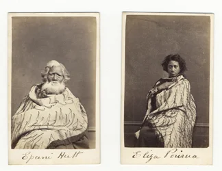 Epuni Hutt and Eliza Porirua, c.1865