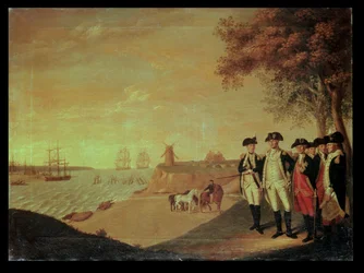 Washington and Generals at Yorktown