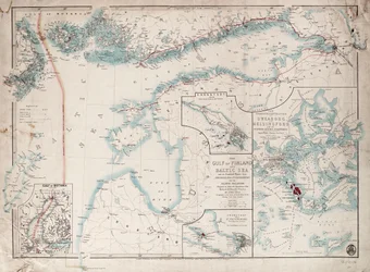 Chart of the Gulf of Finland and Baltic Sea