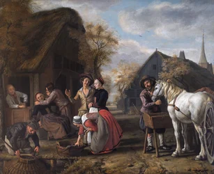 A Village Scene