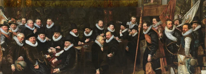 Reception of the civic guard at the Saint Sebastian range by the municipality of The Hague
