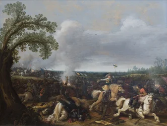 King Gustav II Adolf of Sweden at the Battle of Lützen November 16th, 1632