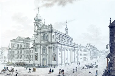 Church of Hibernians (Irish Franciscans) and Hibernian Street, 1781