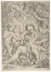 The Holy Family with Angels