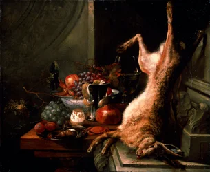 Still life with a Hare, c1680s