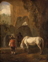 A Horse Drinking