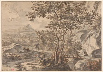 Italian Landscape with a Bridge