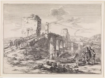 Landscape with Bridge, the Ponte Molle