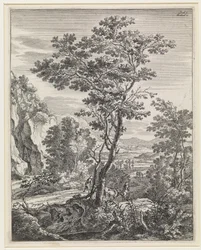 Landscape with a Large Tree