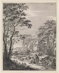 Landscape with an Ox Cart, View between Ancona and Senigallia