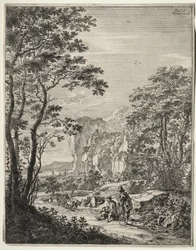 Ox-Cart. View between Ancona and Sinigaglia