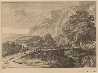 The Wooden Bridge at Sulmona near Tivoli