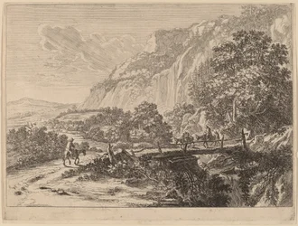 The Wooden Bridge at Sulmona, near Tivoli