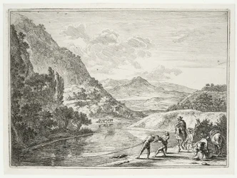 Fishermen by the Tiber (Landscapes Around Rome)