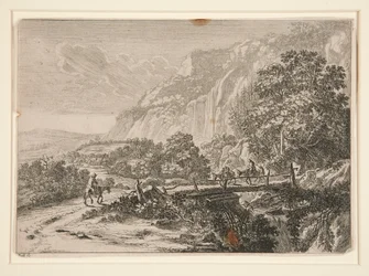 Wooden Bridge. Sulmona Near Tivoli