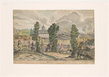 Allegorical Representation of War Threat in Sweden