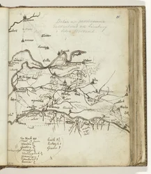 Map of the Area Between Doetinchem and Venlo