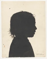 Silhouette Portrait of Jan Brandes Junior