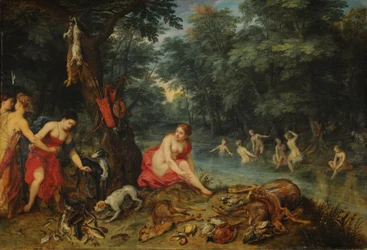 Bath of Nymphs (The Nymphs of Diana Returning from Fishing)