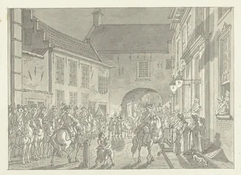 L.P. van de Spiegel Taken to the Gevangenpoort, 1795