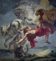 The fall of Phaeton, End of 17th century