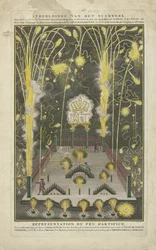 Fireworks Launched on October 15, 1745, the Name Day of Maria Theresa, Commissioned by Anthoni de Groot