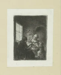 Family by the Window