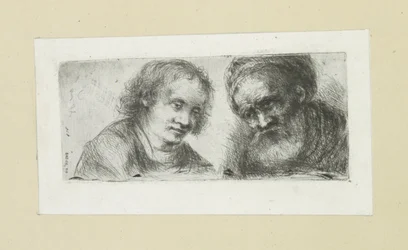 Young and old man